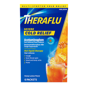 Daytime Severe Cold Relief Honey Lemon Flavor Hot Liquid Powder